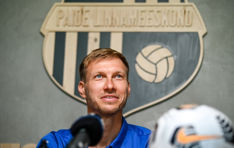 Ühe klubi president, teise klubi mängija! Eestisse naastes sattus Klavan kummalisse olukorda. Foto: Liisi Troska