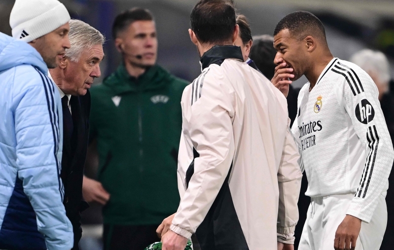 Ancelotti hinnangul on Mbappe vigastus tingitud ülekoormusest