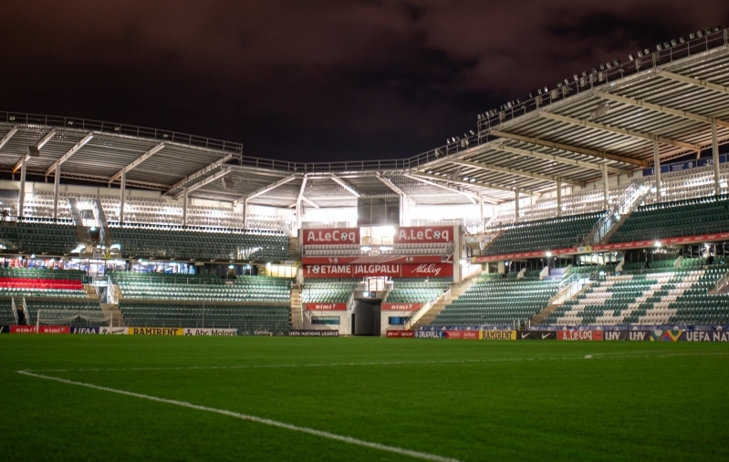 A. Le Coq Arena on Eesti jalgpalli koduks olnud juba üle kahe kümnendi. Foto: Liisi Troska / jalgpall.ee