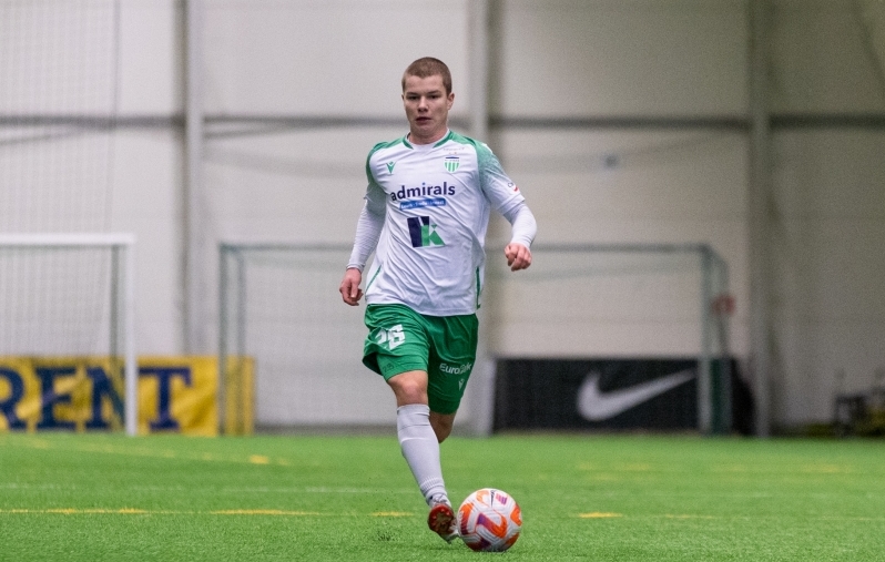 Aleksander Filatov kuulub Narva Transi testitavate hulka. Foto: Katariina Peetson/jalgpall.ee