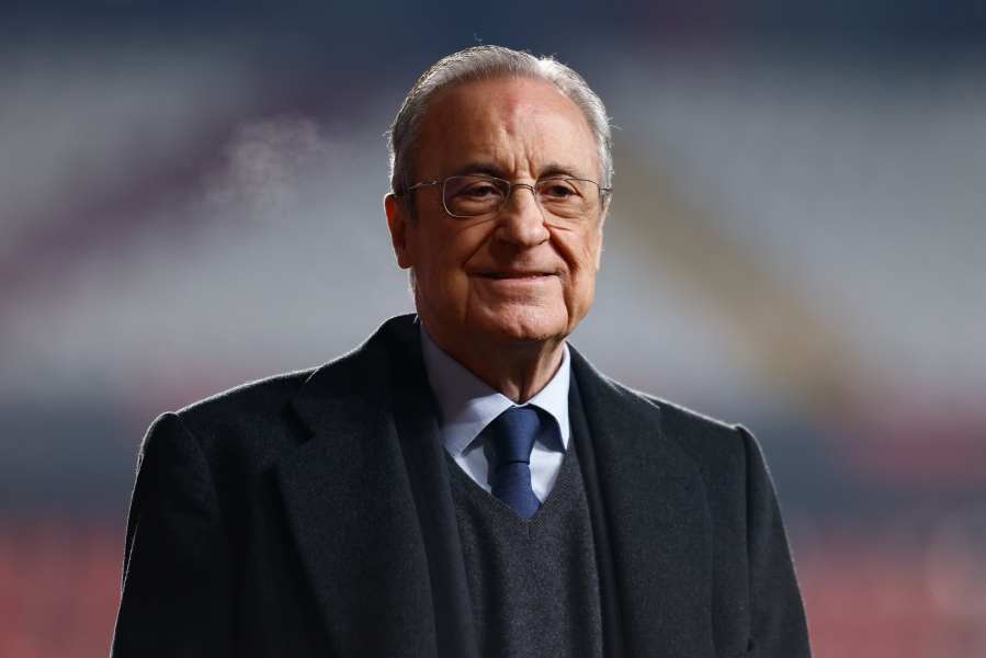 Florentino Perez usub, et tema ongi Real Madrid. Foto: Scanpix / Dennis Agyeman / AFP via ZUMA Press Wire