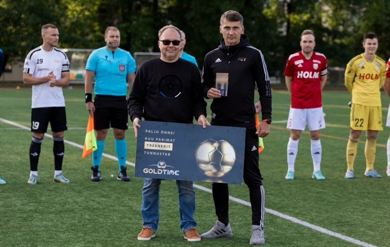 Eelmise aasta maikuu parima treeneri Andrei Kalimullini sõnul kulges hooaja ettevalmistus FC Tallinna jaoks tavapäraselt. Foto: Katariina Peetson / jalgpall.ee