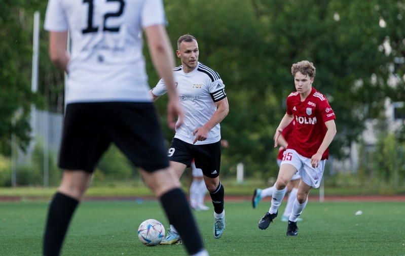 FC Tallinna kapten Albert Taar lahkus Maardu Linnameeskonda. Foto: Katariina Peetson / jalgpall.ee