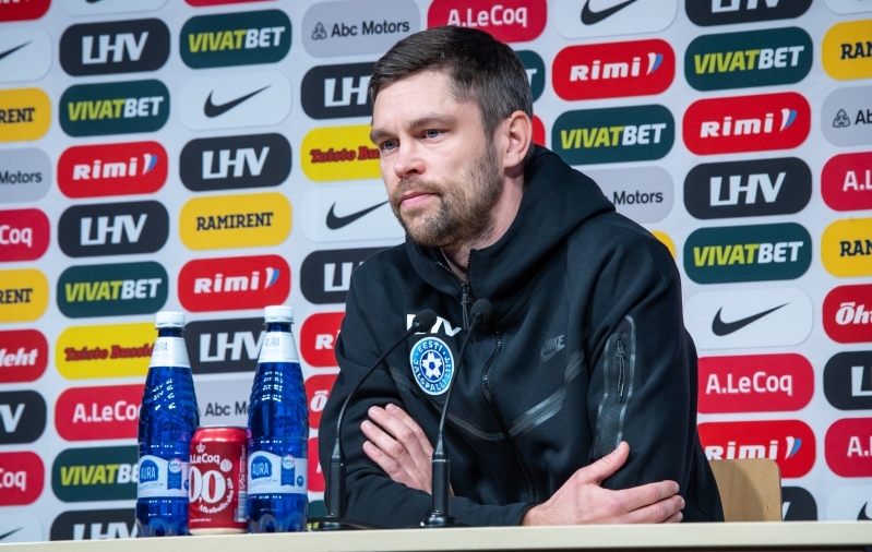 Eesti koondise peatreener Jürgen Henn. Foto: Liisi Troska / jalgpall.ee