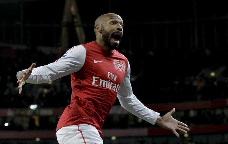 Kui Arsenal ja Real Madrid viimati vastamisi läksid, tegi londonlaste särgis veel tegusid legendaarne Thierry Henry. Foto: Scanpix / Matt Dunham / AP Photo