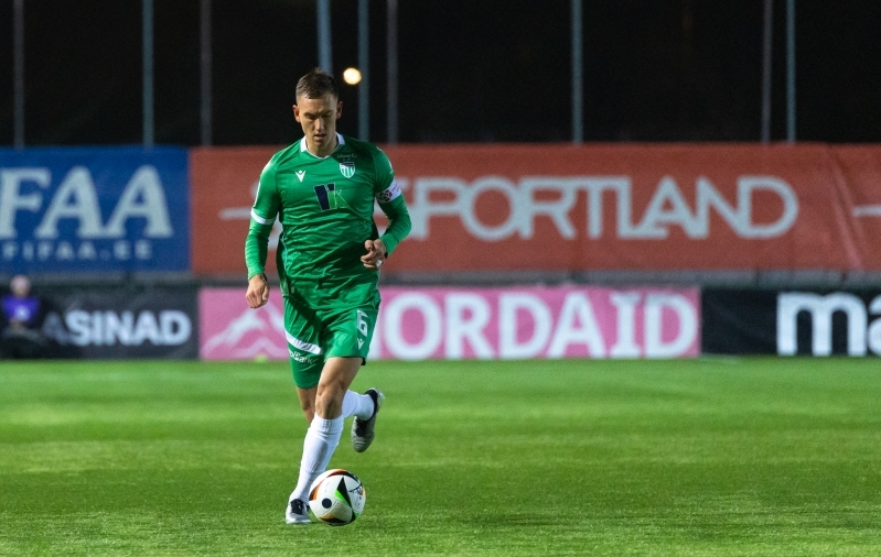 Levadia kapten Rasmus Peetson. Foto: Katariina Peetson / jalgpall.ee