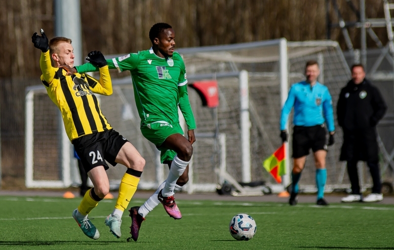 Levadia ei lasknud seekord Vaprusel punkte röövida. Foto: Svetlana Valijeva