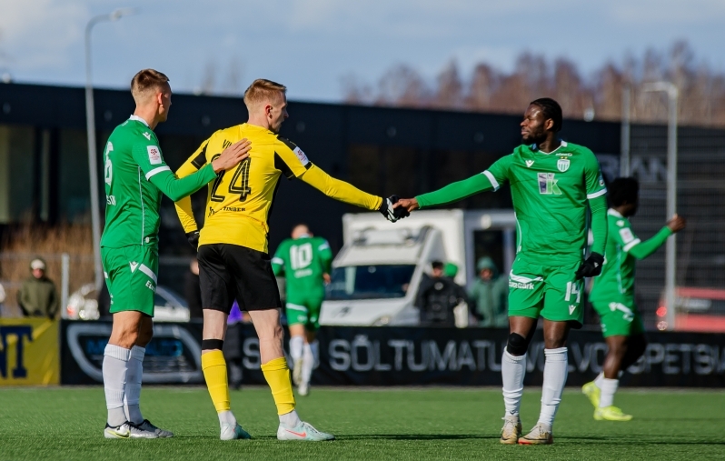 Tipphetked ja galeriid: Levadia säilitas ja Paide kaotas täisedu, Flora avas võiduarve