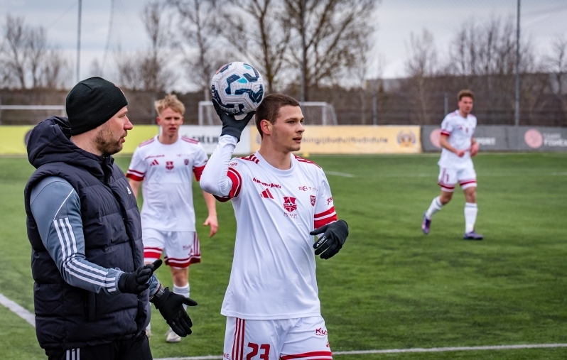 Daniil Rudenko sai kirja värava ja väravasöödu. Foto: Allan Mehik