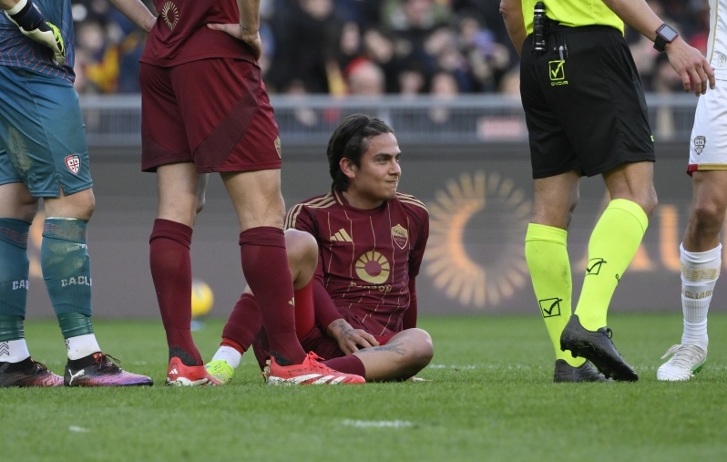 Paulo Dybala sai vigastada. Foto: Scanpix / Fabrizio Corradetti / LaPresse via ZUMA Press