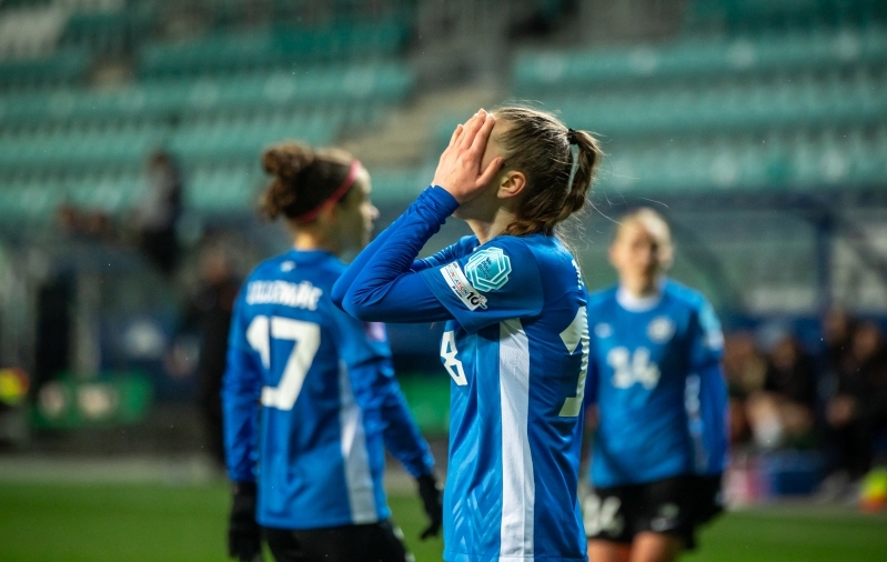 Eesti tasuks jäi täna viigipunkt. Foto: Liisi Troska / jalgpall.ee