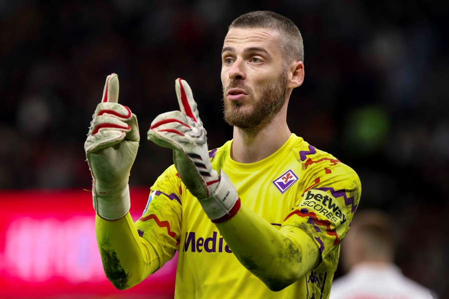 David de Gea hoidis v&auml;rava puhtana. Foto: Scanpix / Fabrizio Bertani / ZUMA Press Wire