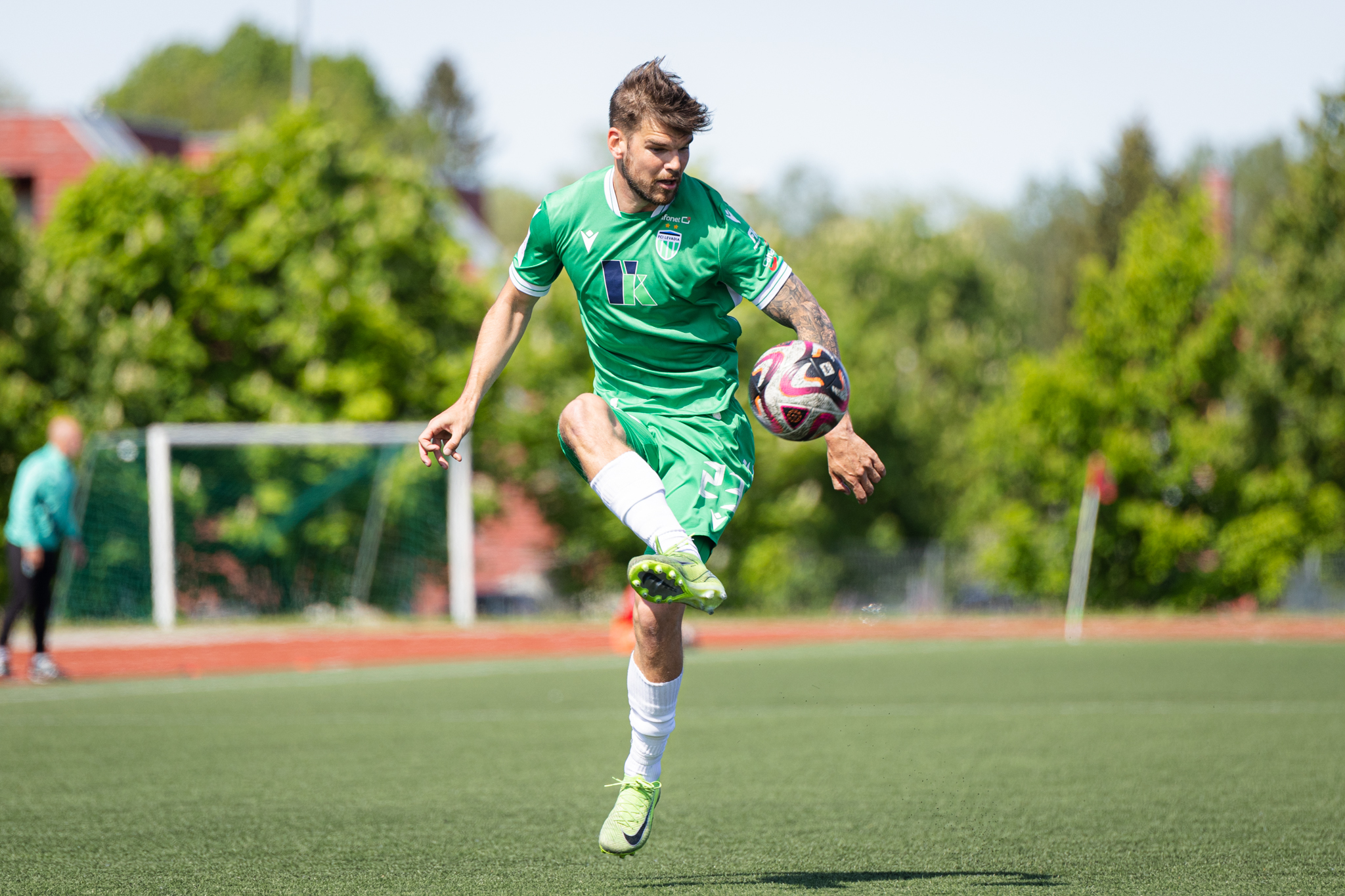 Frank Liivak j&auml;tkab Levadias. Foto: Katariina Peetson / jalgpall.ee