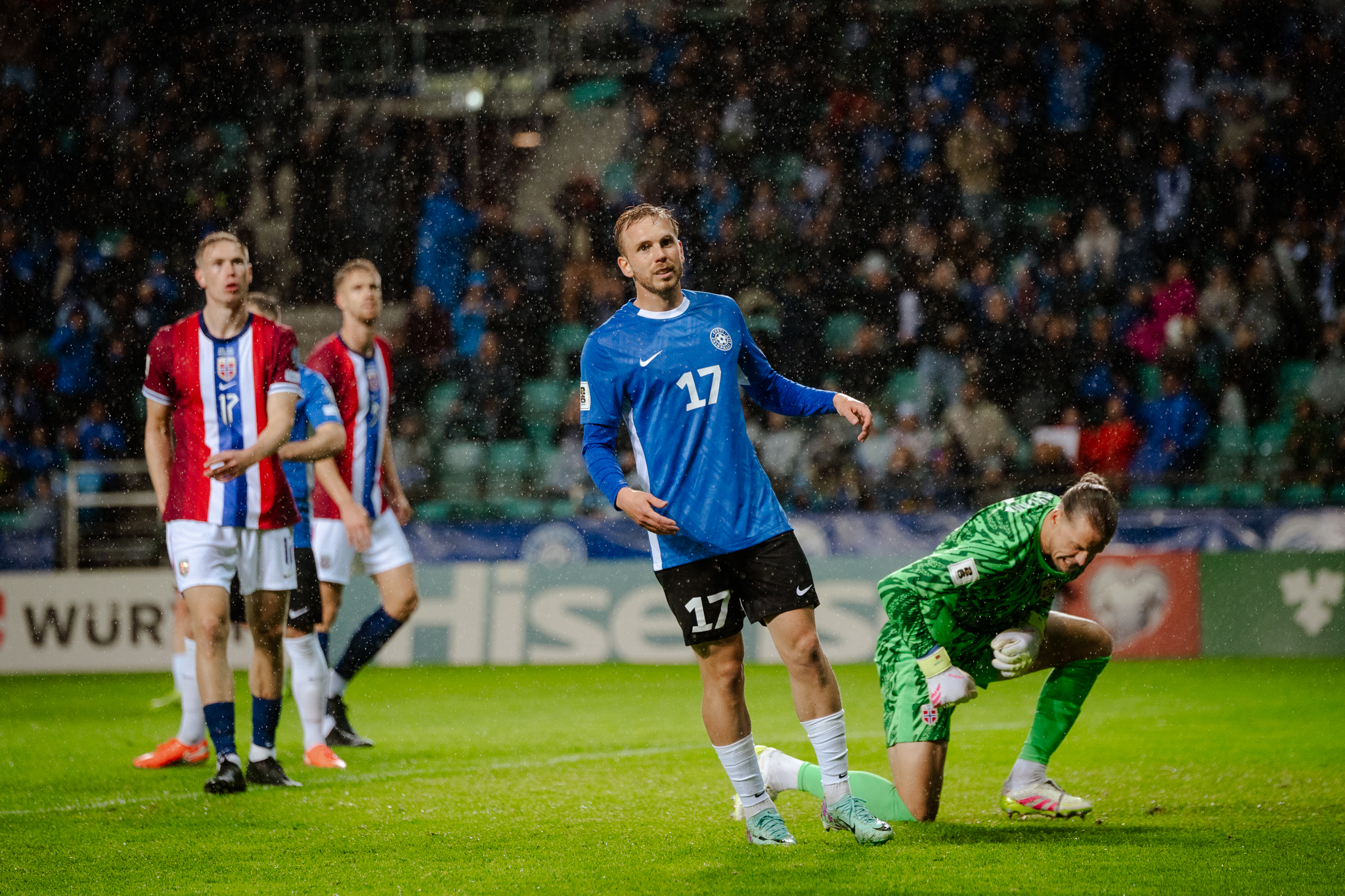 Miller suvises mängus Norraga. Foto: Liisi Troska / jalgpall.ee