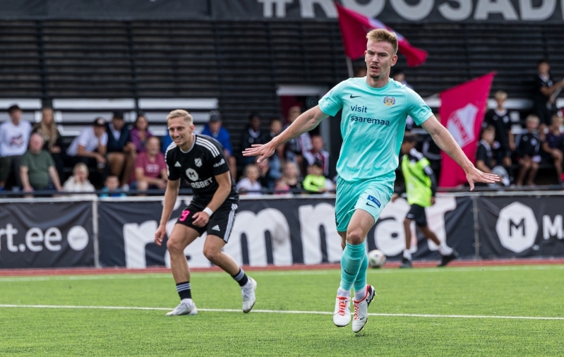 Liit mängimas oma praeguse koduklubi vastu. Foto: Katariina Peetson / jalgpall.ee