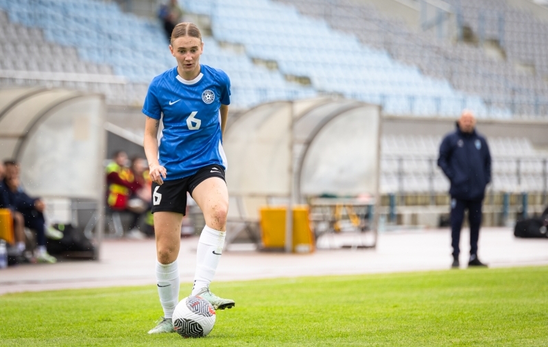 Saulusel oli hea variant lüüa värav. Foto: Katariina Peetson / jalgpall.ee