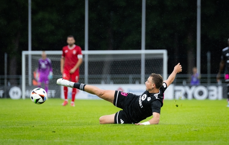 Premium liigas ei sega Oleksandr Musolitini sokid kedagi, eurosarjas aga küll. Foto: Katariina Peetson / jalgpall.ee