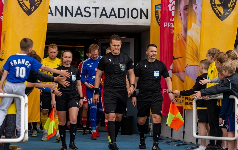 Nigulis tegi Premium liiga debüüdi 2023. aasta maikuus. Foto: Svetlana Valijeva