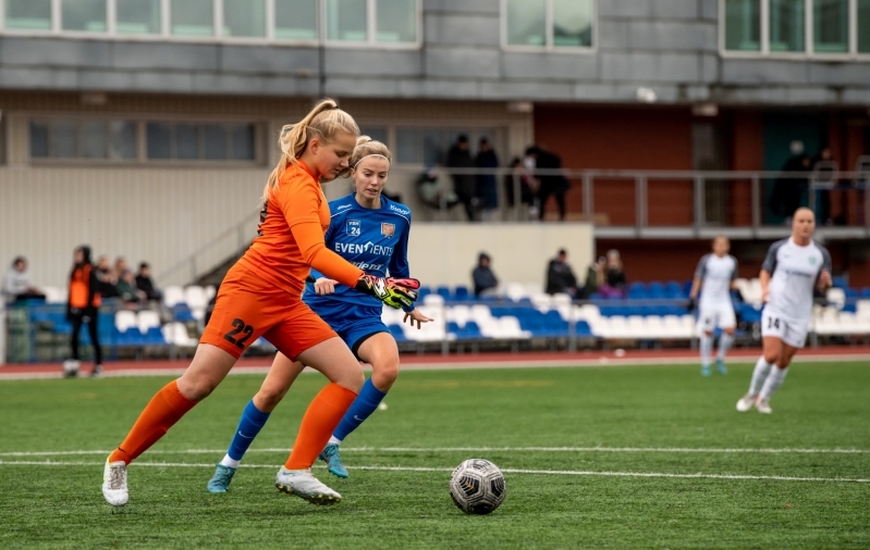 Käpa pidas esimese kohtumise Flora esinduse eest Viljandi Tuleviku vastu. Foto: Liisi Troska / jalgpall.ee