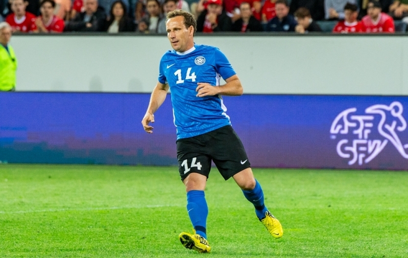 2024. aasta juunikuu kohtumine &Scaron;veitsiga ei j&auml;&auml; Konstantin Vassiljevi koondisekarj&auml;&auml;ri viimaseks. Foto: Liisi Troska / jalgpall.ee