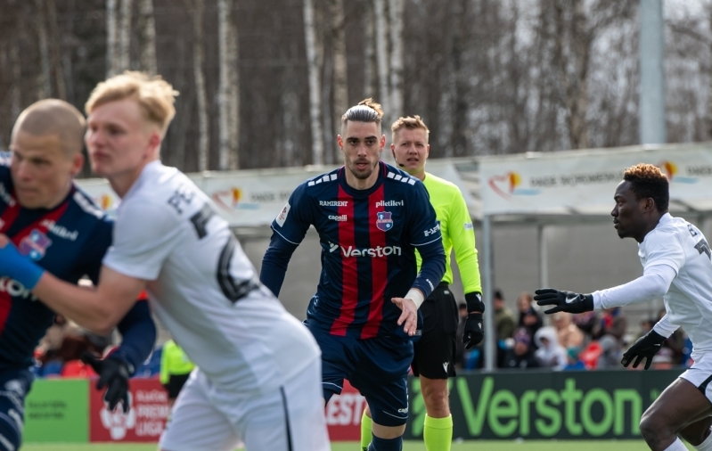 Dražen Dubackic aitab hooaja teises pooles Kalevit. Liisi Troska / jalgpall.ee