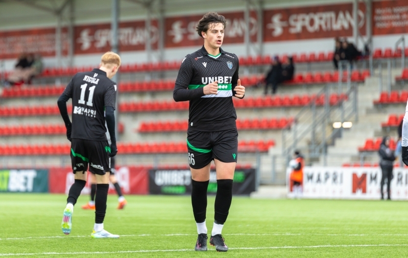 Enriko Kajari siirdus Kalevist Harjusse. Foto: Katariina Peetson / jalgpall.ee