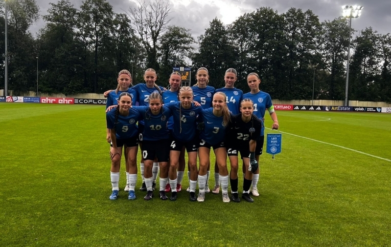 U15 neidude koondis alistas Läti eakaaslased