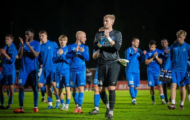 Richard Aland esiplaanil. Foto: Liisi Troska / jalgpall.ee