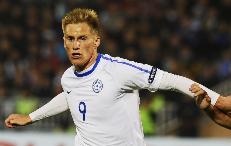 Tarmo Kink 2011. aastal koondisesärgis. Foto: Lembit Peegel (arhiiv)