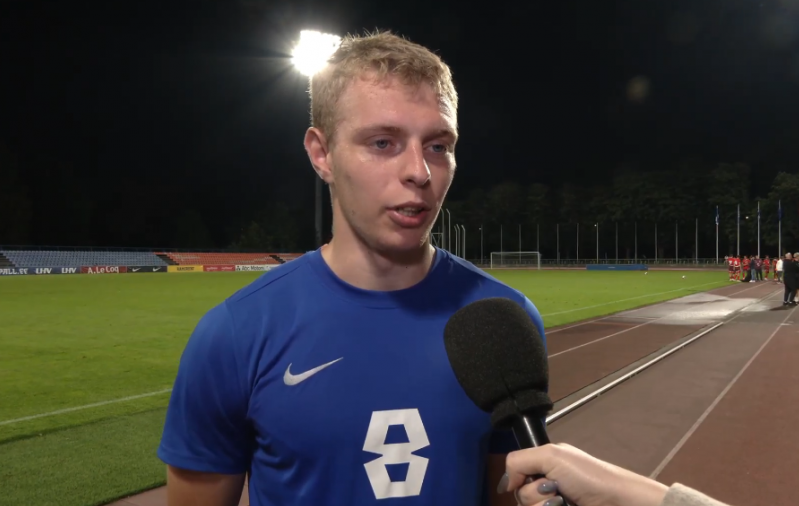 Siht kaotuse järel: näitasime palliga head mängu, mis on Eesti noortekoondiste puhul haruldane