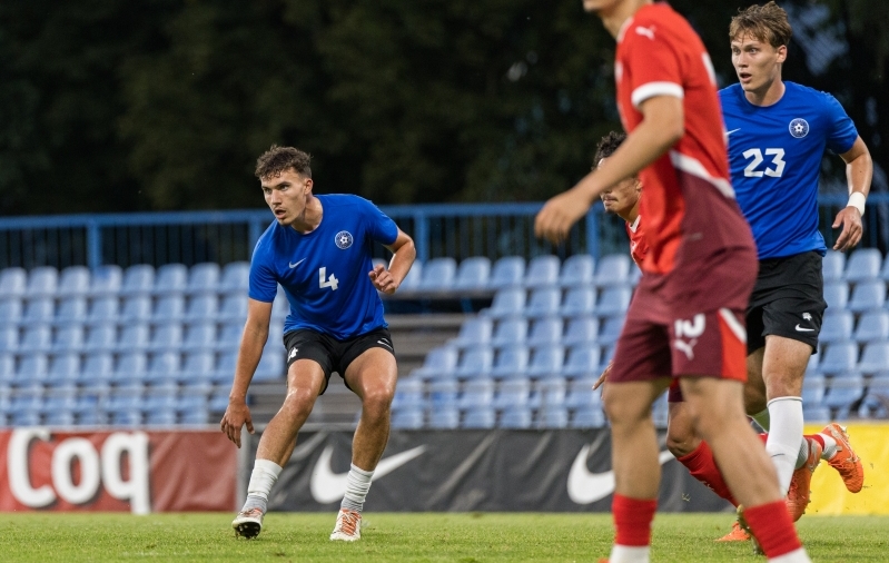 Eesti koondistes on kaks Käiti, kel on seljal number neli. Foto: Katariina Peetson / jalgpall.ee