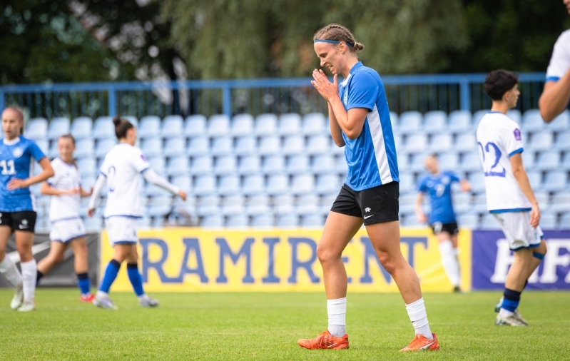 Kirpu ja Aland United pidid tunnistama Helsinki HJK naiskonna paremust. Foto: Katariina Peetson / jalgpall.ee