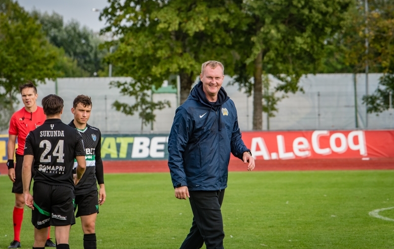 Sander Post rõõmustamas võidu üle. Foto: Allan Mehik