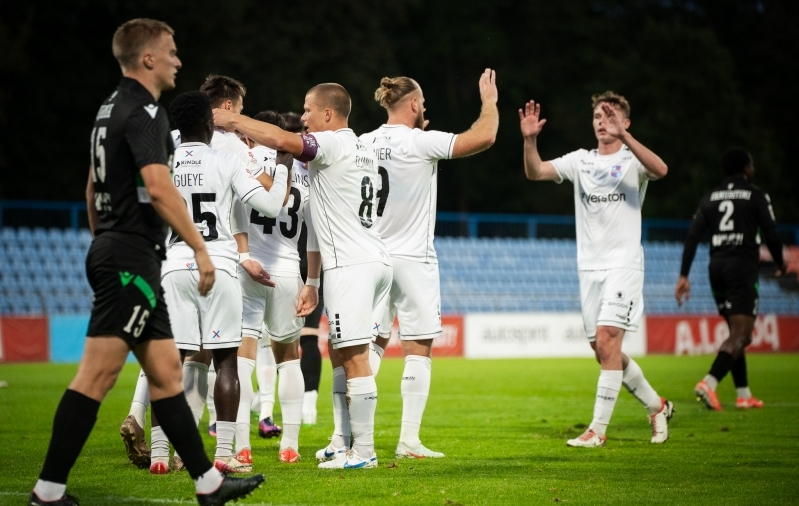 Paide Linnameeskond alistas Tallinna Kalevi 3:0. Foto: Liisi Troska / jalgpall.ee