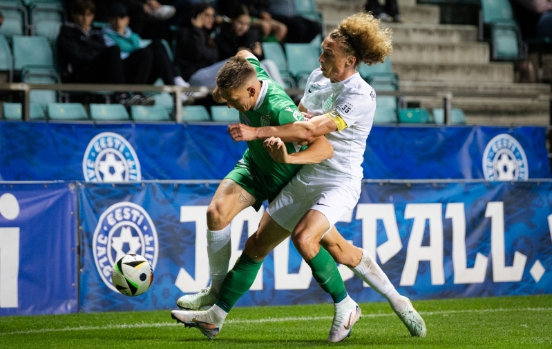 Levadia leeri meelest võinuks vile mitmes olukorras kõlada teistmoodi. Foto: Katariina Peetson / jalgpall.ee