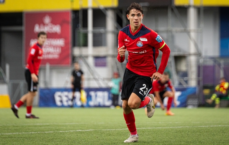 Transi U19 võistkonna kapten Aleksandr Jegorov on üks neist, kes on lähedal esindusmeeskonda murdmisele. Foto: Katariina Peetson / jalgpall.ee