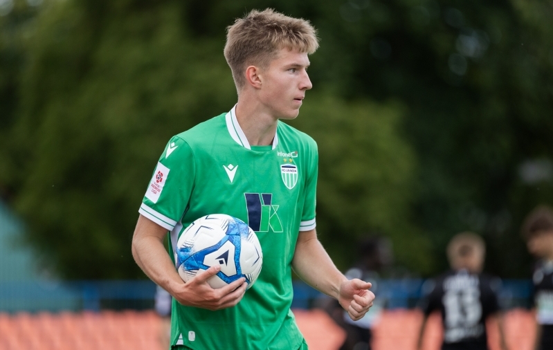 17-aastane Maksimilian Skvortsov on sel hooajal kogunud Premium liigas 206 minutit. Foto: Katariina Peetson / jalgpall.ee