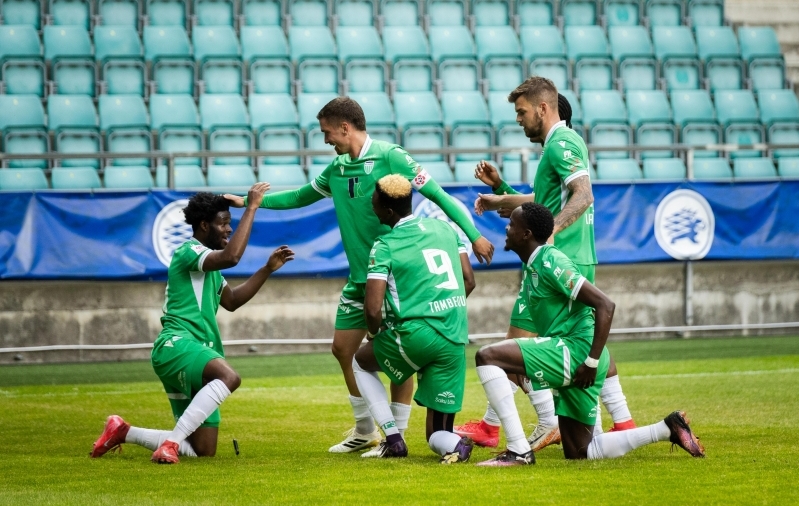 Hooaja kolmandas ringis kogus enim punkte Levadia. Foto: Katariina Peetson / jalgpall.ee