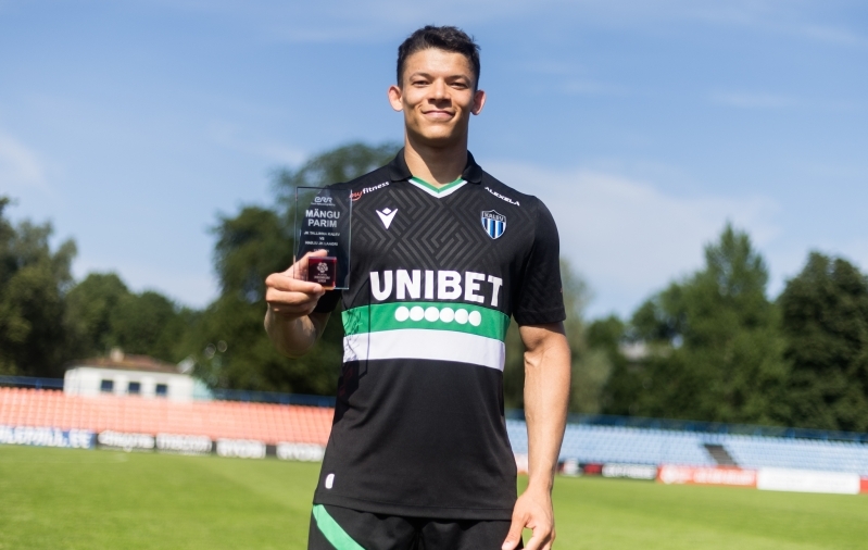 Taaniel Usta lõi üksinda 41% Kalevi väravatest. Foto: Katariina Peetson / jalgpall.ee