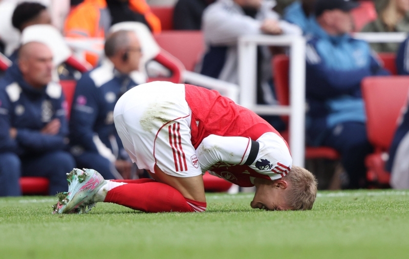 Linnarivaali võitnud Arsenal kaotas kapteni, Amorim nägi juubelimängus haruldast hetke