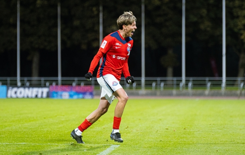 Mark Maksimkin realiseeris 69. minutil tõelise maasika! Foto: Katariina Peetson / jalgpall.ee