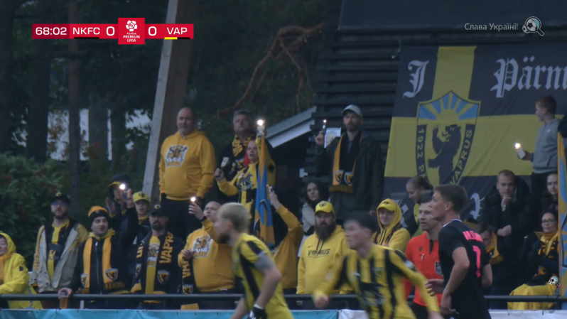 Kuvatõmmis otseülekandest. Foto: Soccernet.ee