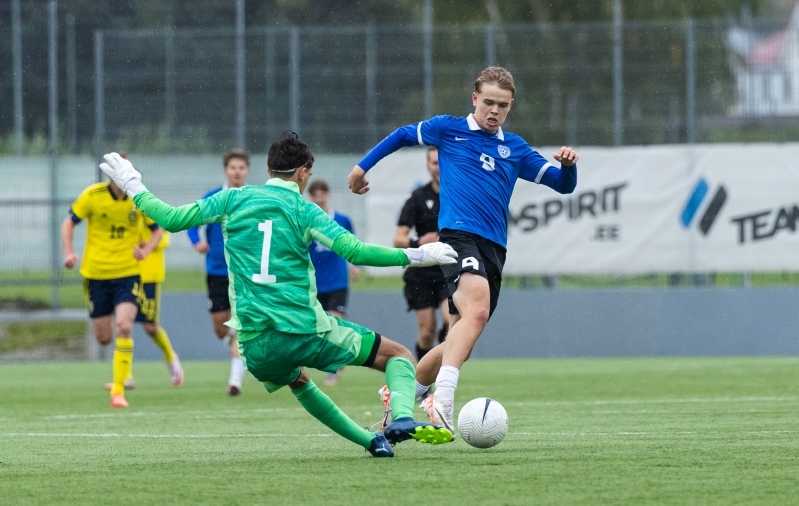 Paalberg on noortekoondistes löönud seitse väravat. Foto: Katariina Peetson / jalgpall.ee