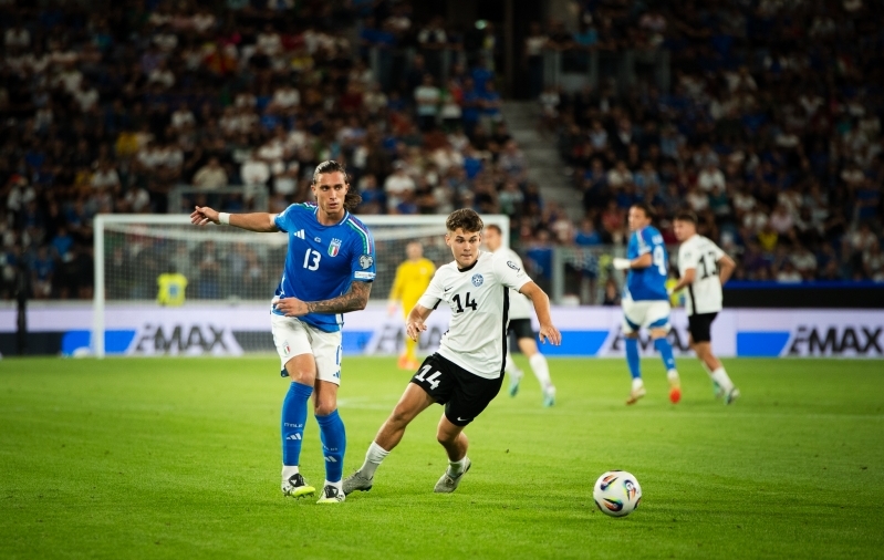 Calafiori: mulle meeldib, et Eesti proovib mängida, mitte ei löö lihtsalt pikki palle ette