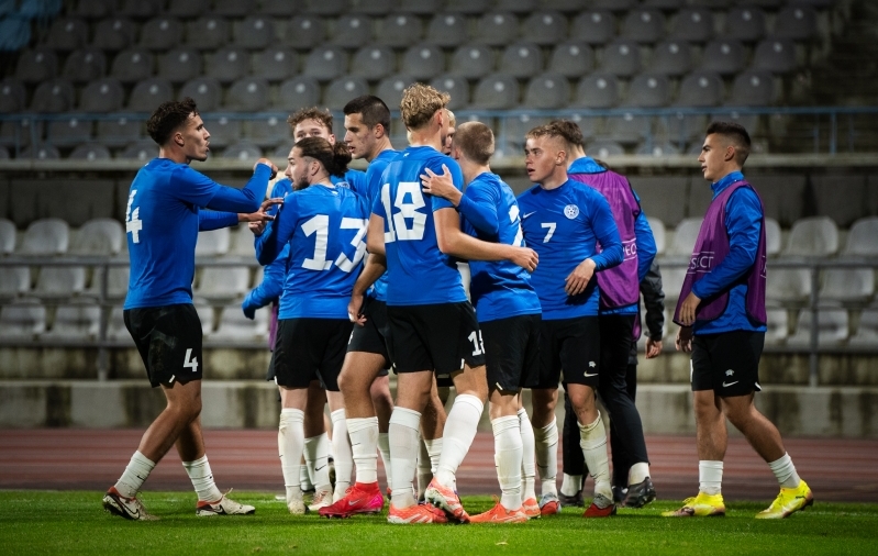 Stanislav Agaptšev murdis põhikoosseisu ja lõi värava. Foto: Liisi Troska / jalgpall.ee