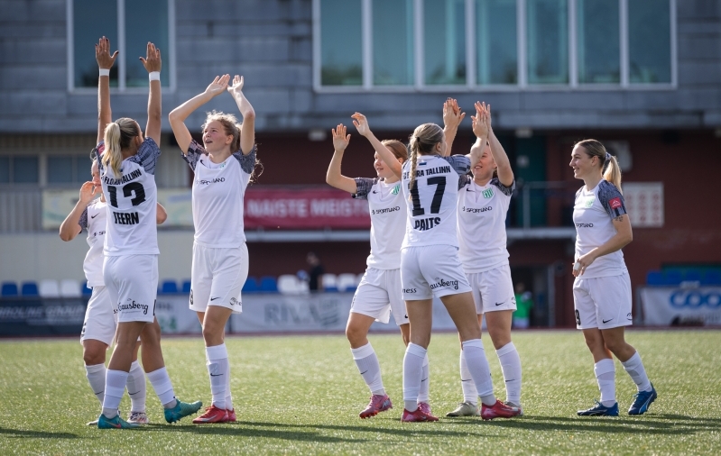 Kalevile kuus väravat kõmmutanud Flora kindlustas kaheksanda järjestikuse meistritiitli!