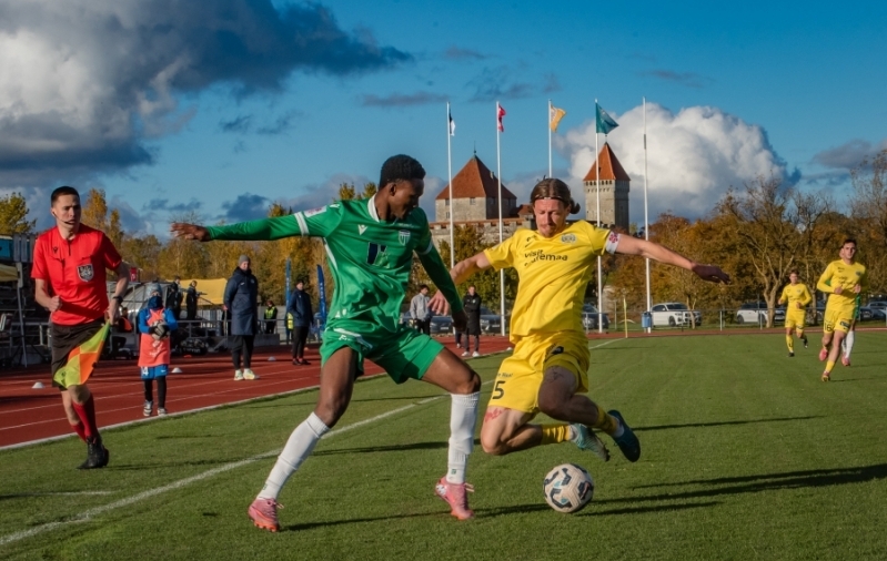 Levadia on hooaja otsustavas faasis võiduseeria püsti pannud. Foto: Allan Mehik