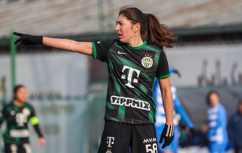 Vlada Kubassova kuulub Ferencvarose ridadesse alates 2024. aasta algusest. Foto: Foto: FTC Nöi Labdarugas / Facebook
