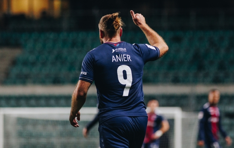 Henri Anier lõi Paide Levadia vastu võidule. Foto: Brit Maria Tael