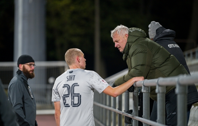 Rommi Siht j&auml;i eilses m&auml;ngus Tallinna Kaleviga esmakordselt t&auml;navu N&otilde;mme Kalju algkoosseisust v&auml;lja. Foto: Anna Andreas